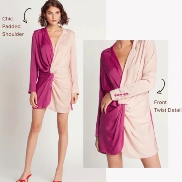 Choosy “In a Mood” Two-Tone Pink Dress – Size 6 – NWT! - Picture 2 of 7